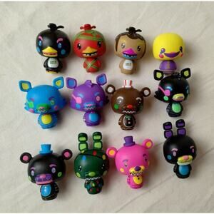 Lot of 12 Funko Blacklight Five Nights at Freddy's Pint Size Heroes FNaF Figures